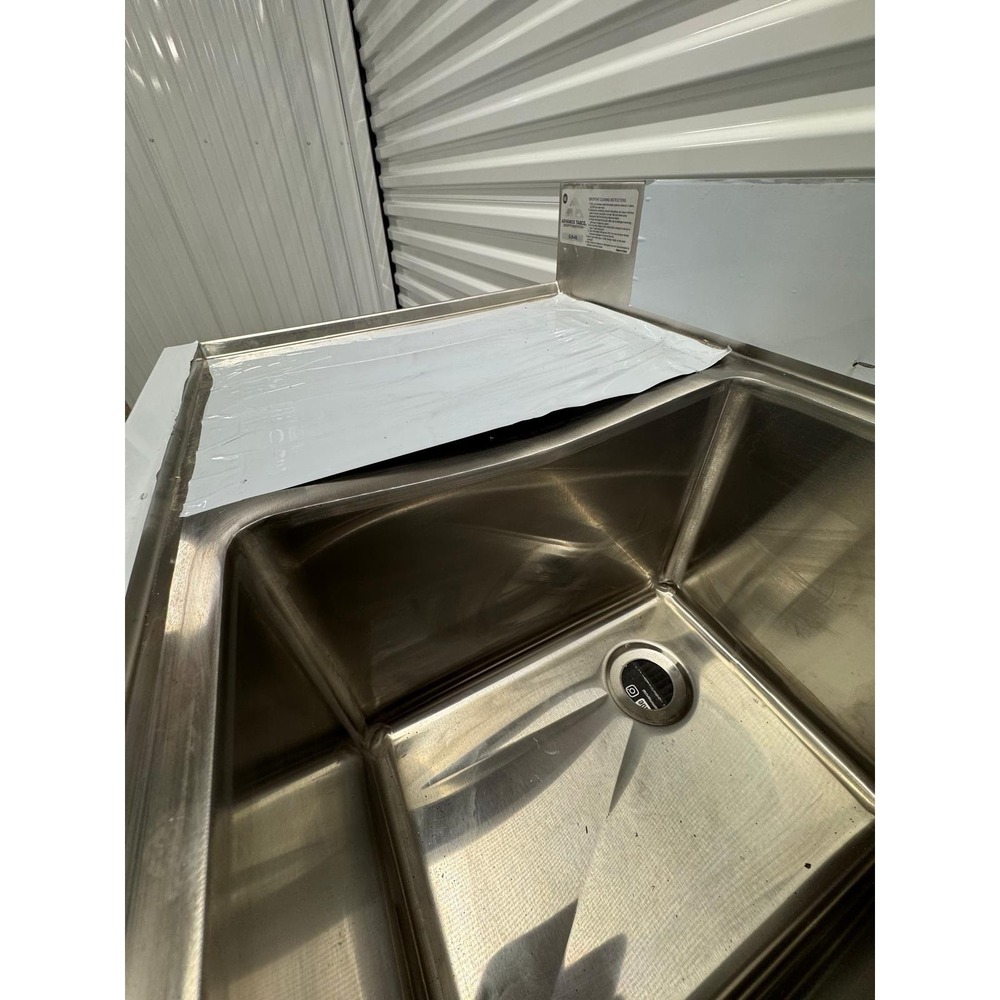 Advance Tabco SLB-43L 3 Compartment Underbar Sink w/ Right Drainboard 48" W - Picture 4 of 7